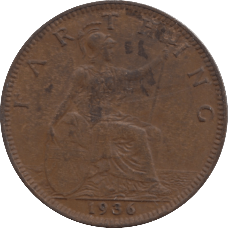 1936 FARTHING 2 ( EF ) 23 - Farthing - Cambridgeshire Coins