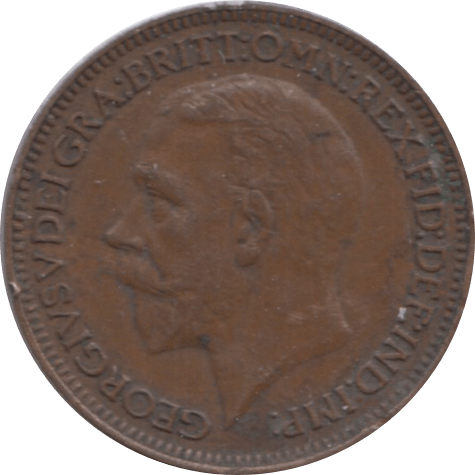 1936 FARTHING ( GVF ) 1 - Farthing - Cambridgeshire Coins