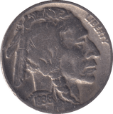 1936 FIVE CENTS USA - WORLD COINS - Cambridgeshire Coins