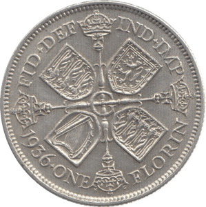 1936 FLORIN ( AUNC ) 2 - Florin - Cambridgeshire Coins