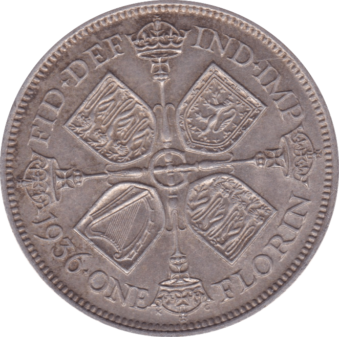 1936 FLORIN ( EF ) A - Florin - Cambridgeshire Coins
