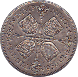 1936 FLORIN ( EF ) . B - Florin - Cambridgeshire Coins