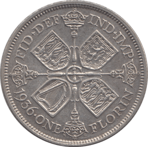 1936 FLORIN ( EF ) - FLORIN - Cambridgeshire Coins