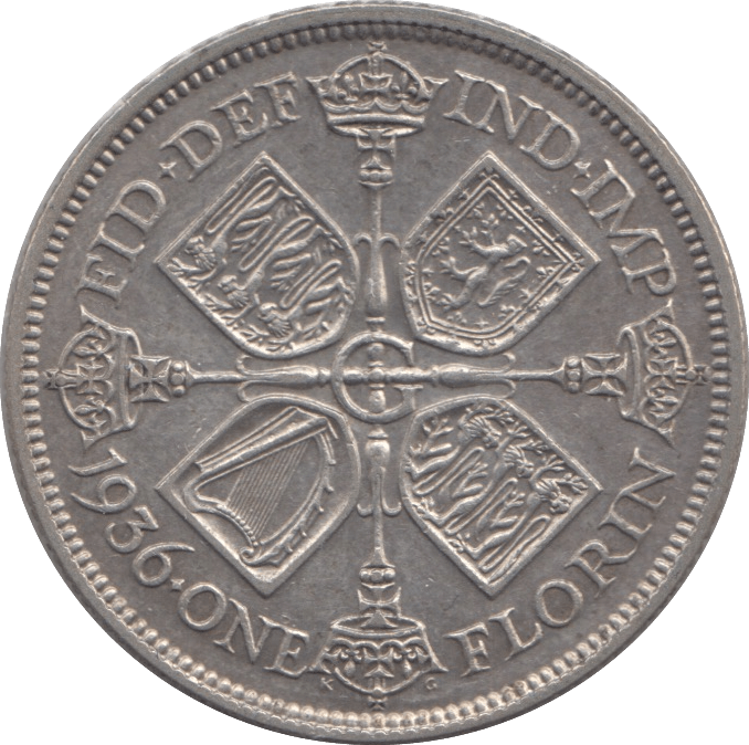 1936 FLORIN ( EF ) - FLORIN - Cambridgeshire Coins