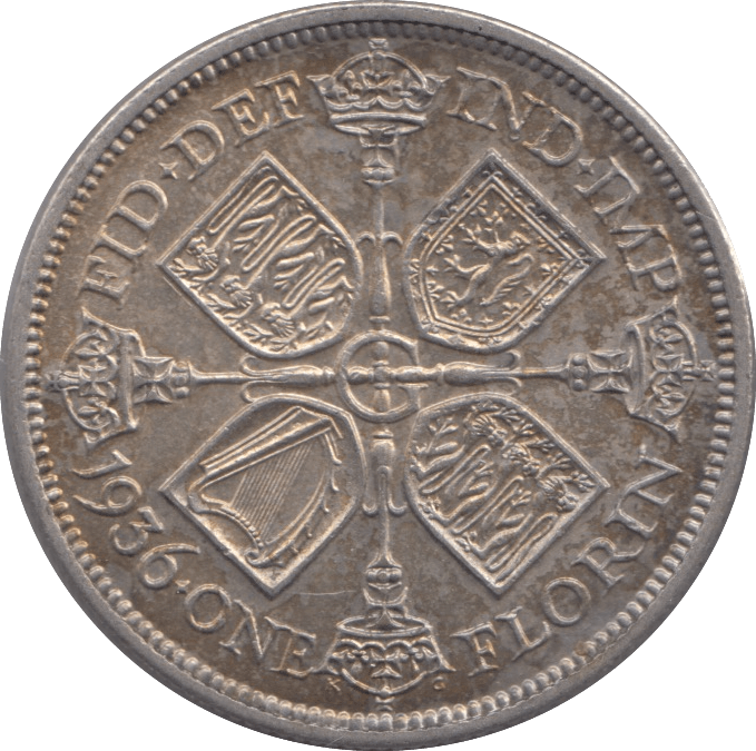 1936 FLORIN ( EF ) - Florin - Cambridgeshire Coins