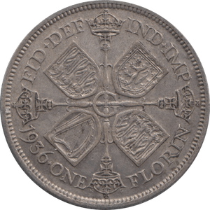1936 FLORIN ( VF ) 5 - Florin - Cambridgeshire Coins