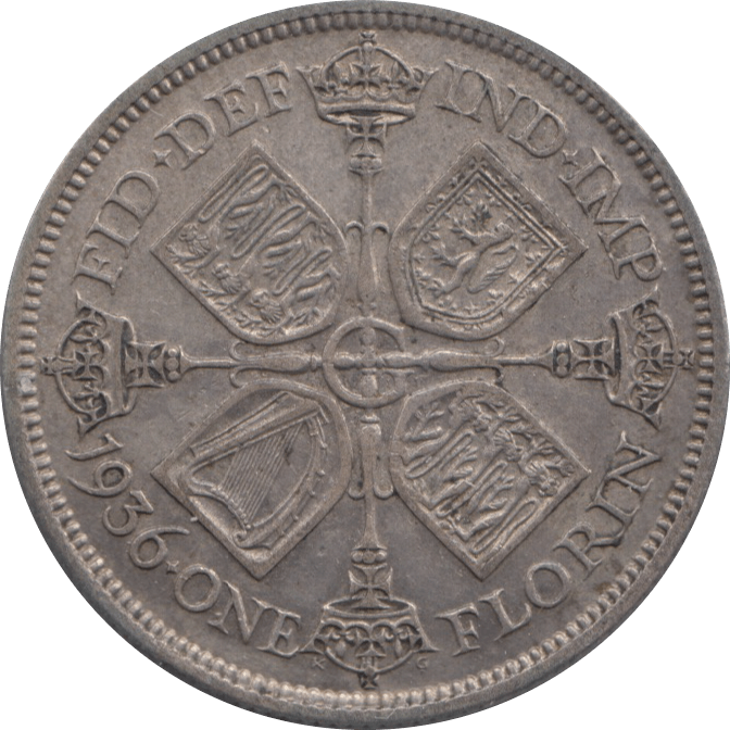 1936 FLORIN ( VF ) 5 - Florin - Cambridgeshire Coins