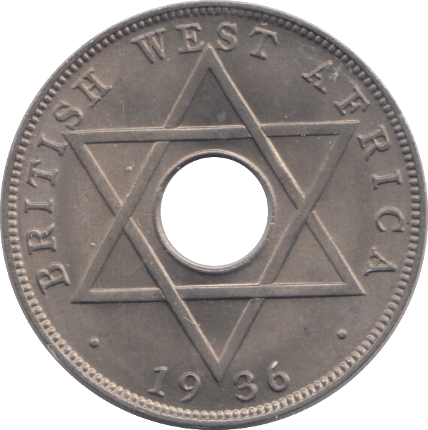 1936 HALF PENNY BRITISH WEST AFRICA - WORLD COINS - Cambridgeshire Coins
