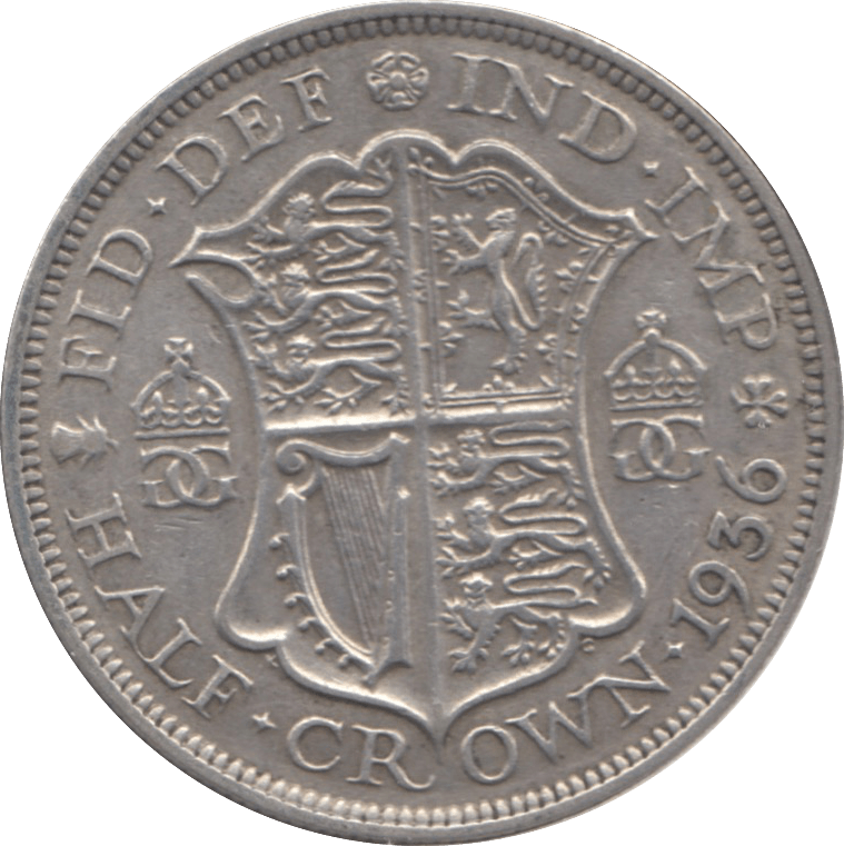1936 HALFCROWN 2 ( GVF ) - Halfcrown - Cambridgeshire Coins