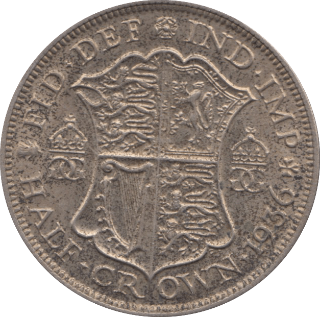 1936 HALFCROWN ( AUNC ) 2 - HALFCROWN - Cambridgeshire Coins