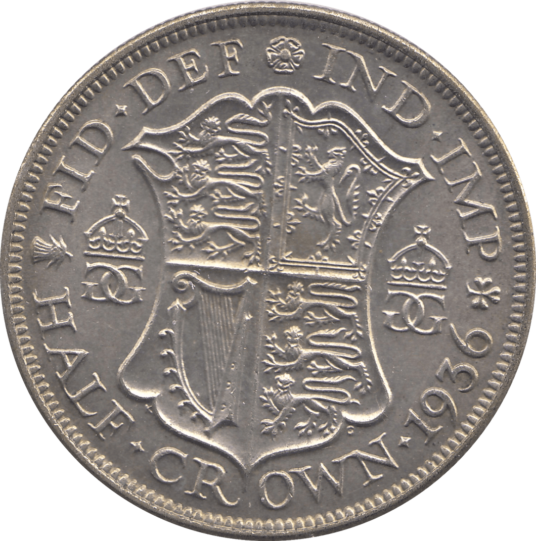 1936 HALFCROWN ( EF ) 7 - HALFCROWN - Cambridgeshire Coins