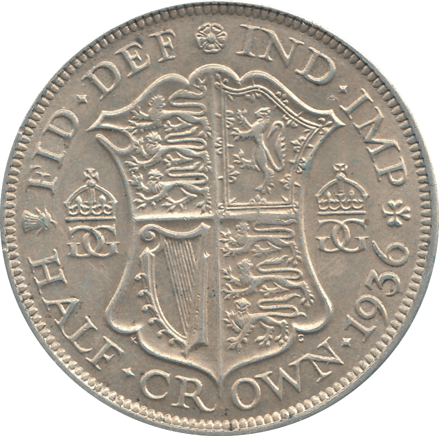 1936 HALFCROWN ( EF ) C - Halfcrown - Cambridgeshire Coins
