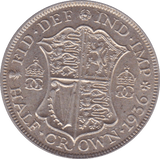 1936 HALFCROWN ( EF ) - Halfcrown - Cambridgeshire Coins