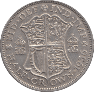 1936 HALFCROWN ( VF ) 3 - Halfcrown - Cambridgeshire Coins