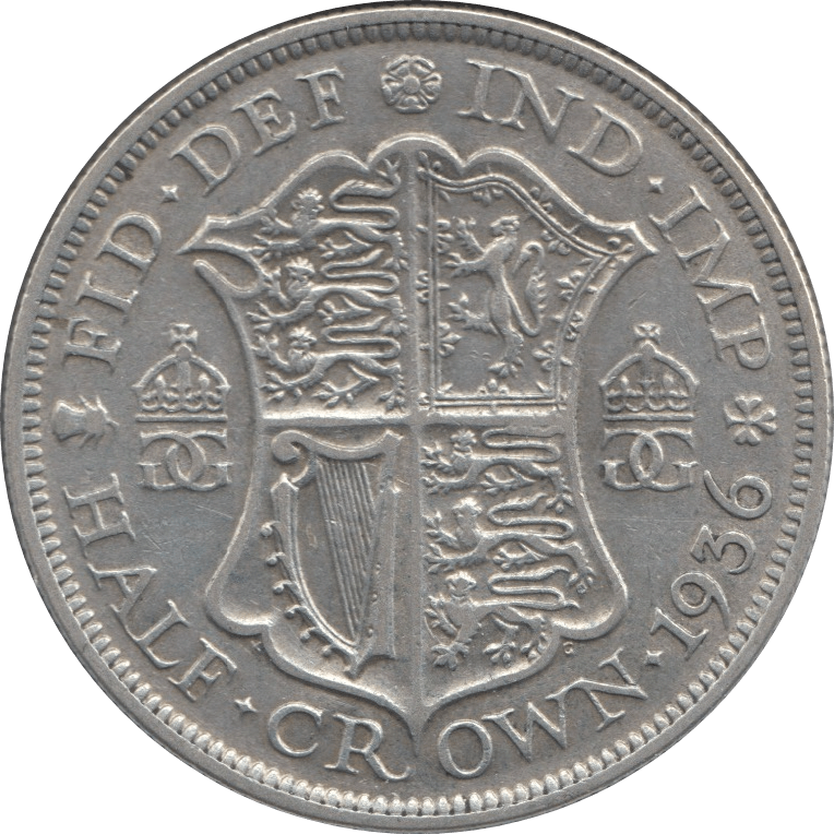 1936 HALFCROWN ( VF ) 3 - Halfcrown - Cambridgeshire Coins
