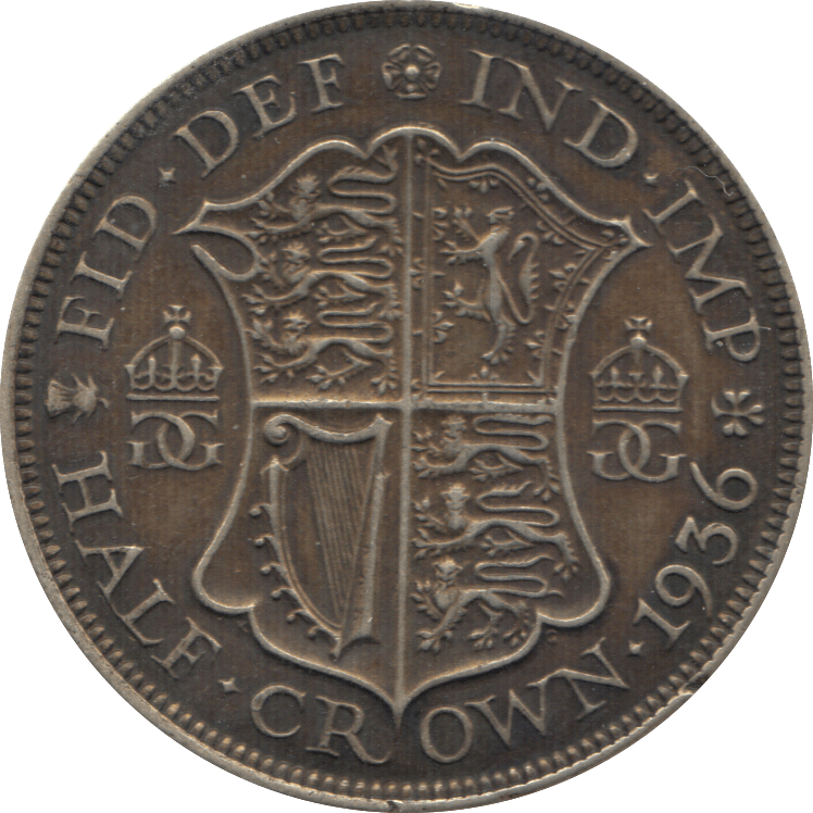 1936 HALFCROWN ( VF ) 7 - Halfcrown - Cambridgeshire Coins