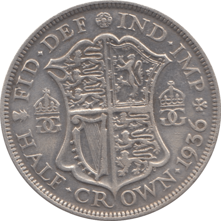 1936 HALFCROWN ( VF ) 8 - Halfcrown - Cambridgeshire Coins
