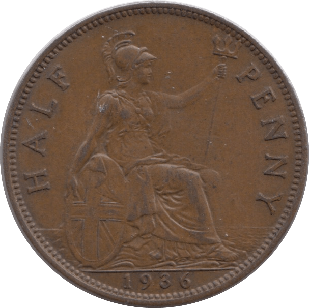1936 HALFPENNY ( EF ) - HALFPENNY - Cambridgeshire Coins