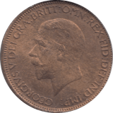 1936 HALFPENNY ( UNC ) 8A - HALFPENNY - Cambridgeshire Coins