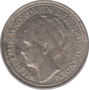 1936 NETHERLANDS 10 CENTS - WORLD COINS - Cambridgeshire Coins