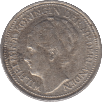 1936 NETHERLANDS 10 CENTS - WORLD COINS - Cambridgeshire Coins