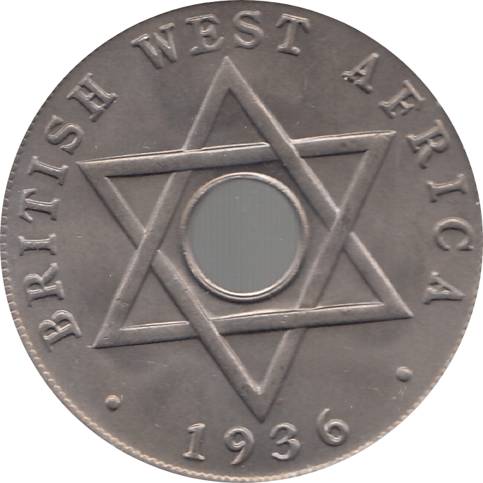 1936 ONE PENNY EDWARD VIII BRITISH WEST AFRICA - WORLD COINS - Cambridgeshire Coins
