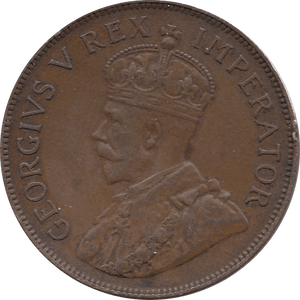 1936 ONE PENNY GEORGE V SOUTH AFRICA REF H100 - WORLD COINS - Cambridgeshire Coins
