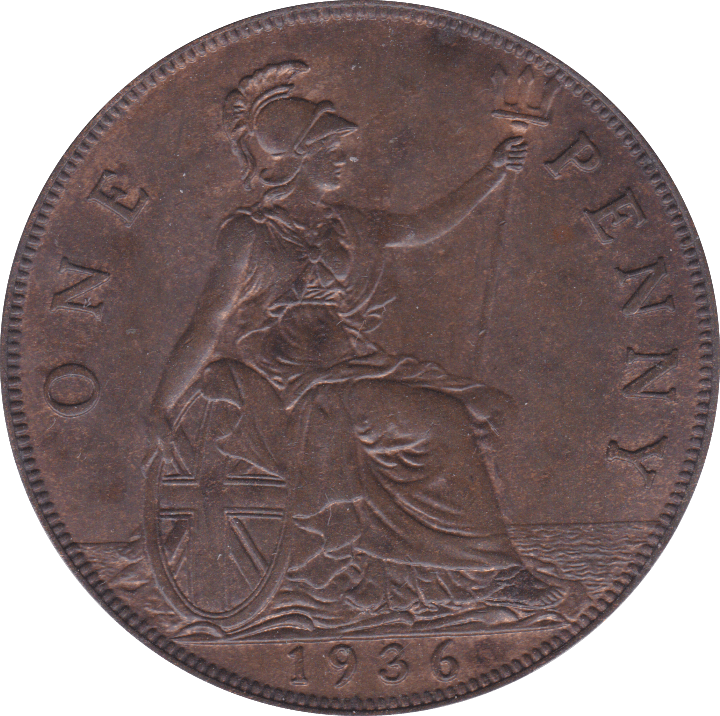 1936 PENNY ( AUNC ) B - Penny - Cambridgeshire Coins