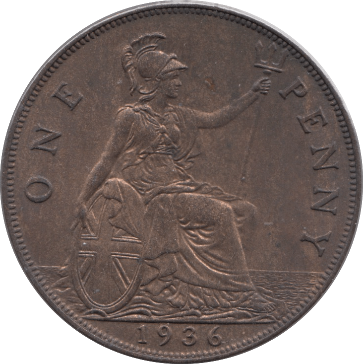 1936 PENNY ( AUNC ) - Penny - Cambridgeshire Coins