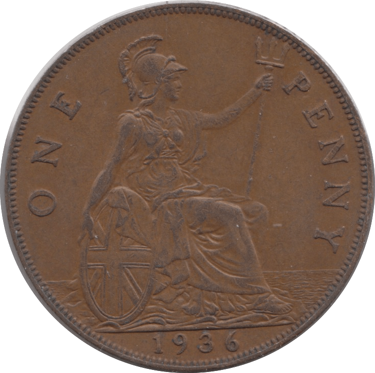 1936 PENNY ( AUNC ) - Penny - Cambridgeshire Coins