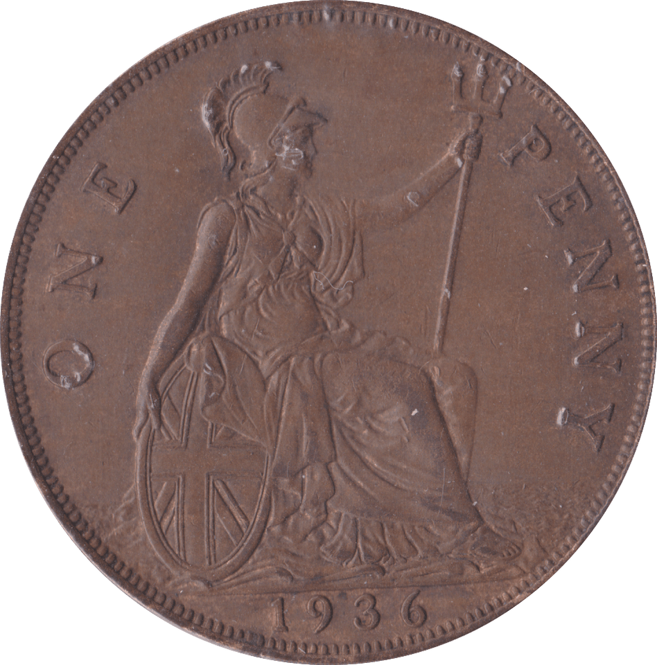 1936 PENNY ( AUNC ) - Penny - Cambridgeshire Coins