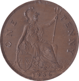 1936 PENNY ( AUNC ) - Penny - Cambridgeshire Coins