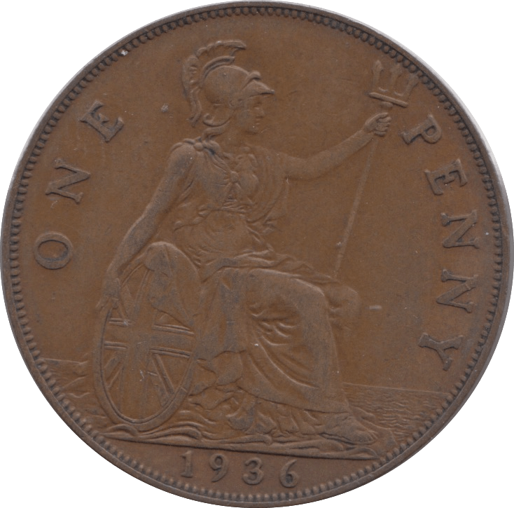 1936 PENNY ( EF ) 4 - Penny - Cambridgeshire Coins