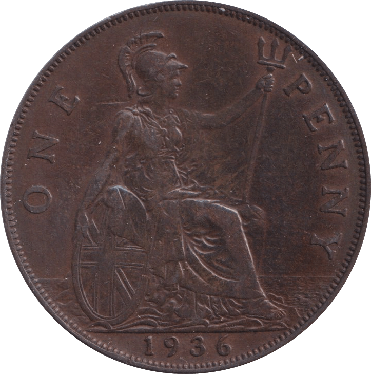 1936 PENNY ( GVF ) - Penny - Cambridgeshire Coins