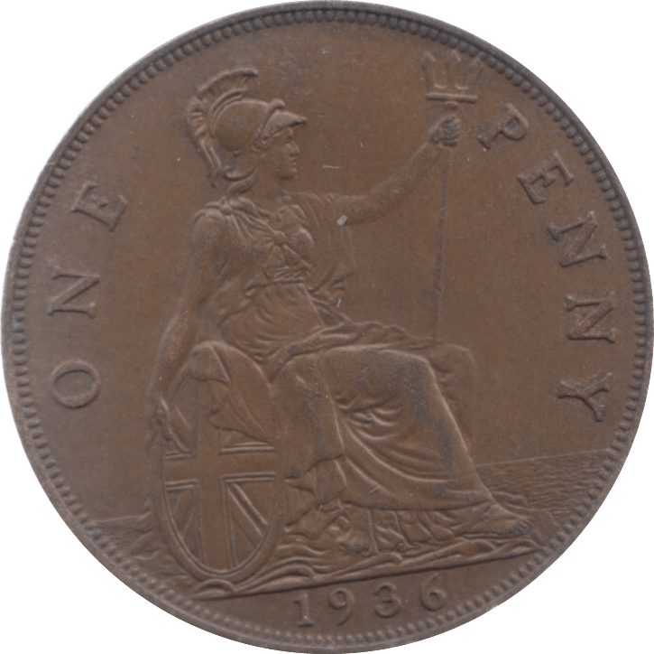 1936 PENNY ( UNC ) 3 - Penny - Cambridgeshire Coins