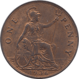 1936 PENNY ( UNC ) - Penny - Cambridgeshire Coins