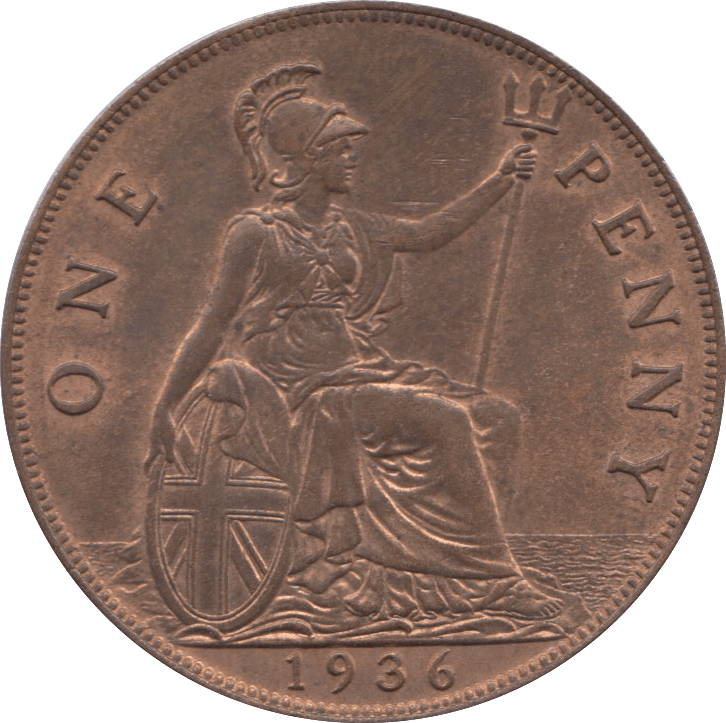 1936 PENNY ( UNC ) - Penny - Cambridgeshire Coins
