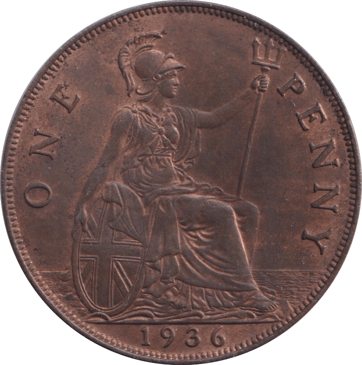 1936 PENNY ( UNC ) - Penny - Cambridgeshire Coins