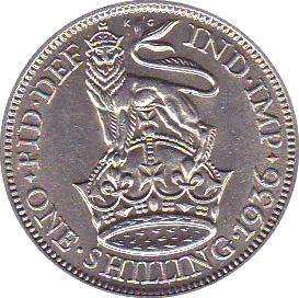 1936 SHILLING ( UNC ) A - Shilling - Cambridgeshire Coins