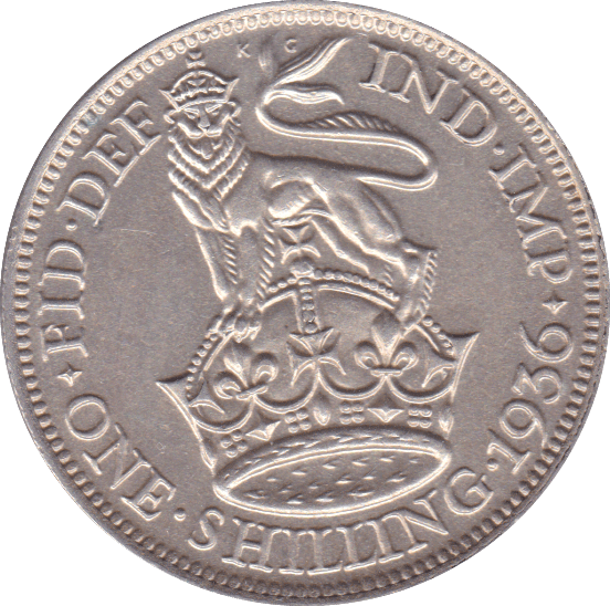 1936 SHILLING ( UNC ) C - Shilling - Cambridgeshire Coins