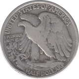 1936 SILVER HALF DOLLAR USA - SILVER WORLD COINS - Cambridgeshire Coins