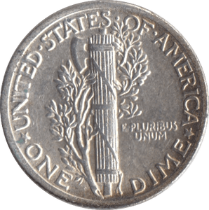 1936 SILVER ONE DIME USA - SILVER WORLD COINS - Cambridgeshire Coins