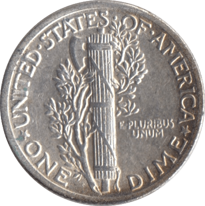 1936 SILVER ONE DIME USA - SILVER WORLD COINS - Cambridgeshire Coins
