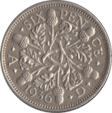 1936 SILVER THREEPENCE ( EF ) - Threepence - Cambridgeshire Coins