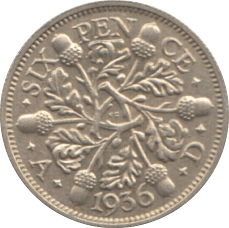 1936 SIXPENCE ( BU ) 2 - Sixpence - Cambridgeshire Coins