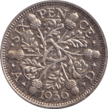 1936 SIXPENCE ( EF ) - Sixpence - Cambridgeshire Coins