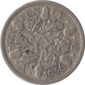 1936 SIXPENCE ( FINE ) - Sixpence - Cambridgeshire Coins