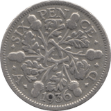 1936 SIXPENCE ( GF ) 2 - Sixpence - Cambridgeshire Coins