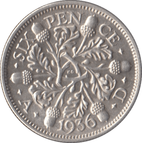 1936 SIXPENCE ( UNC ) - Sixpence - Cambridgeshire Coins
