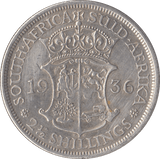 1936 SOUTH AFRICA SILVER 2 1/2 SHILLINGS - SILVER WORLD COINS - Cambridgeshire Coins